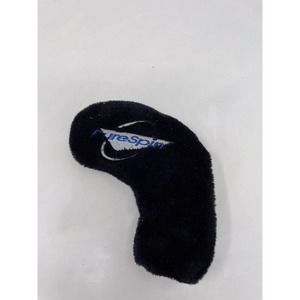 Pure Spin Putter Golf Club Head Cover Plush Black Fuzzy